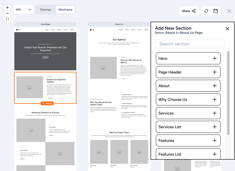 Customize-Your-Wireframe